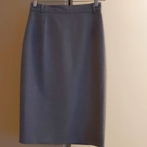 Made in Italy pure light wool skirt